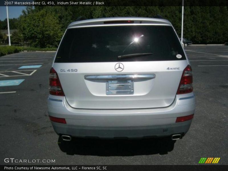 Iridium Silver Metallic / Black 2007 Mercedes-Benz GL 450