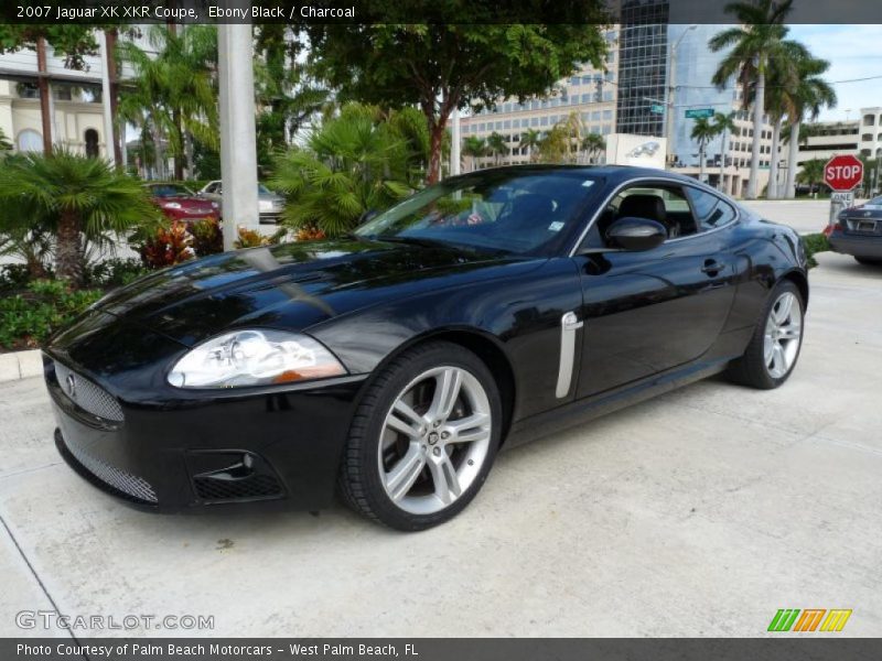 Ebony Black / Charcoal 2007 Jaguar XK XKR Coupe