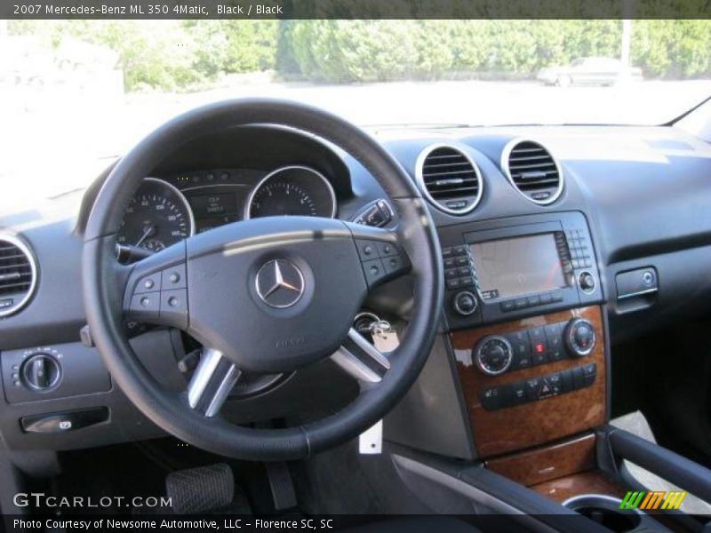 Black / Black 2007 Mercedes-Benz ML 350 4Matic
