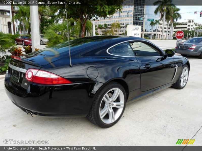 Ebony Black / Charcoal 2007 Jaguar XK XKR Coupe