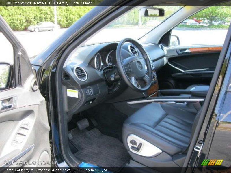 Black / Black 2007 Mercedes-Benz ML 350 4Matic