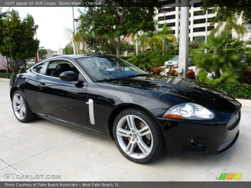 Ebony Black / Charcoal 2007 Jaguar XK XKR Coupe