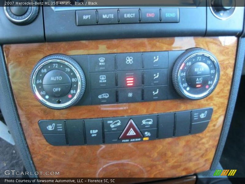 Black / Black 2007 Mercedes-Benz ML 350 4Matic