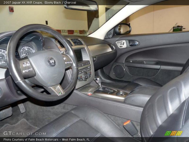 Ebony Black / Charcoal 2007 Jaguar XK XKR Coupe