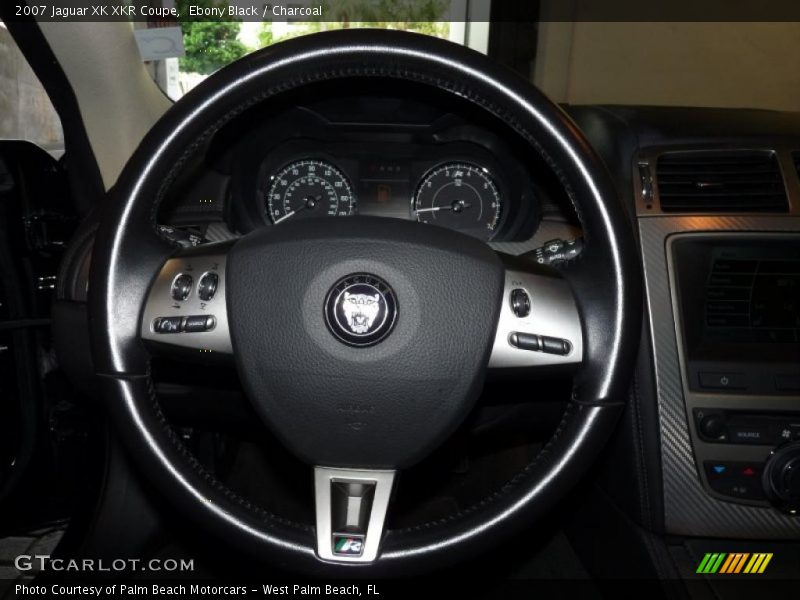 Ebony Black / Charcoal 2007 Jaguar XK XKR Coupe