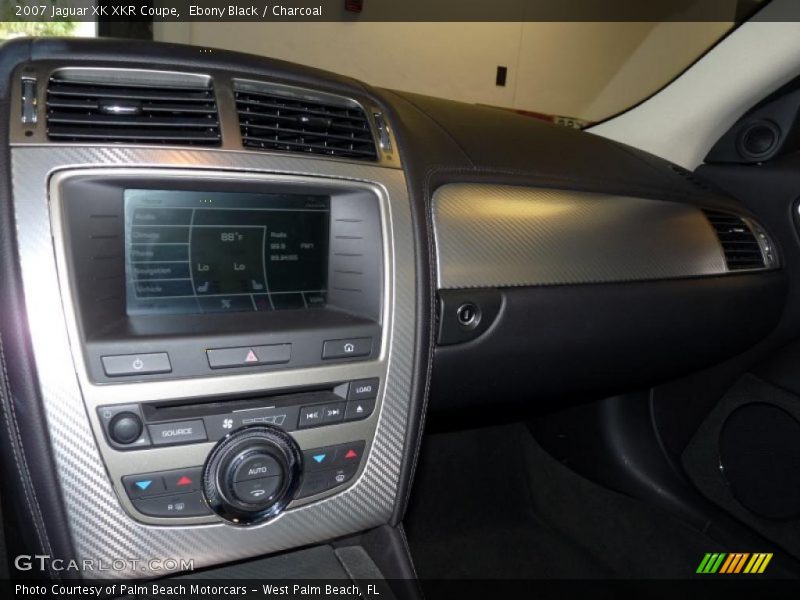 Ebony Black / Charcoal 2007 Jaguar XK XKR Coupe