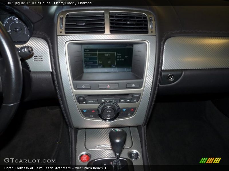 Ebony Black / Charcoal 2007 Jaguar XK XKR Coupe
