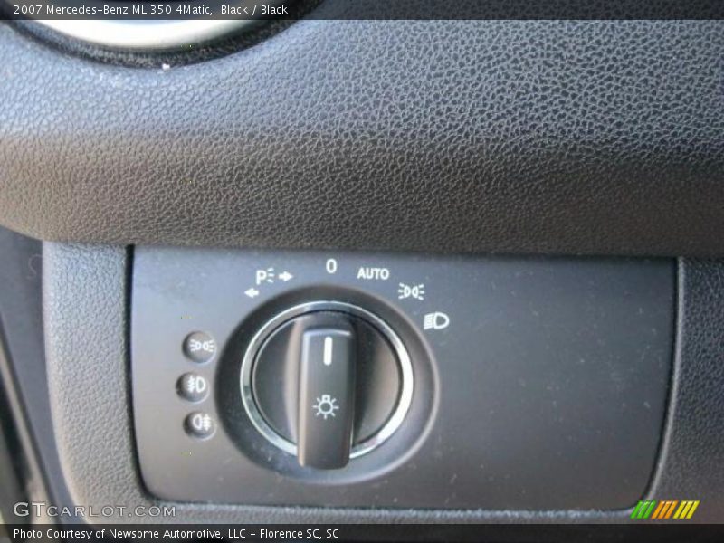 Black / Black 2007 Mercedes-Benz ML 350 4Matic