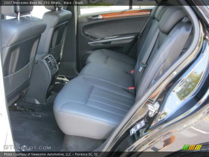 Black / Black 2007 Mercedes-Benz ML 350 4Matic