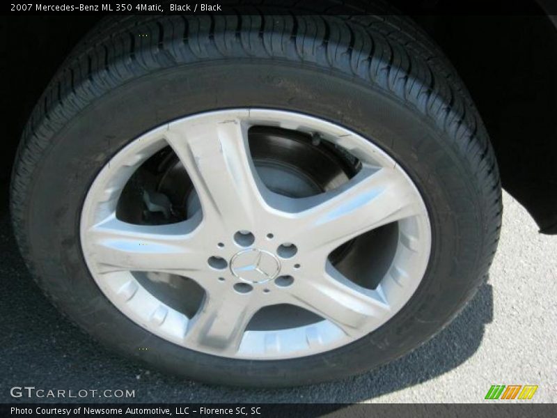 Black / Black 2007 Mercedes-Benz ML 350 4Matic