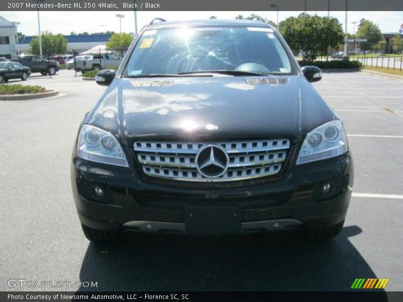 Black / Black 2007 Mercedes-Benz ML 350 4Matic