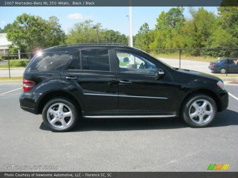 Black / Black 2007 Mercedes-Benz ML 350 4Matic