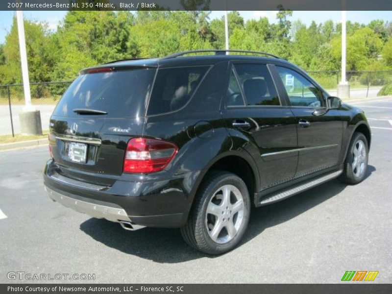 Black / Black 2007 Mercedes-Benz ML 350 4Matic