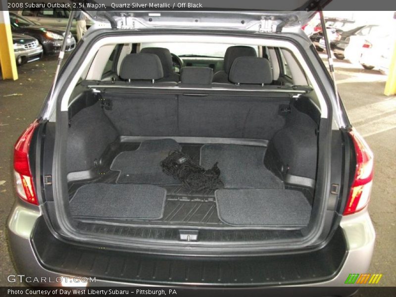 Quartz Silver Metallic / Off Black 2008 Subaru Outback 2.5i Wagon