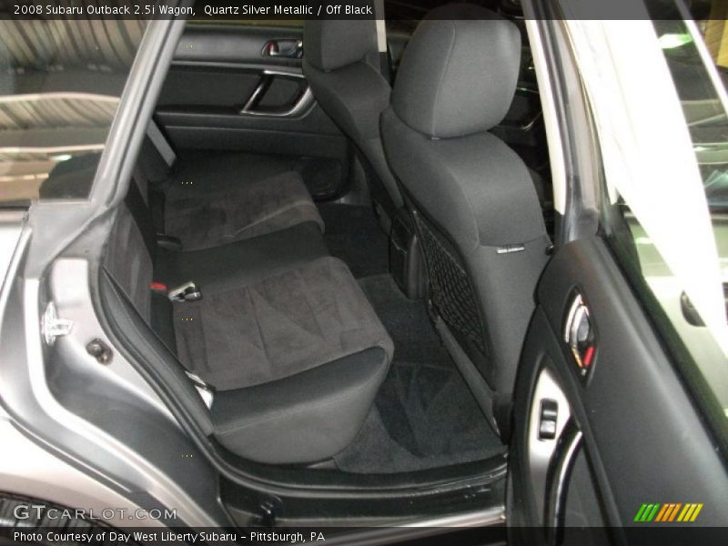 Quartz Silver Metallic / Off Black 2008 Subaru Outback 2.5i Wagon