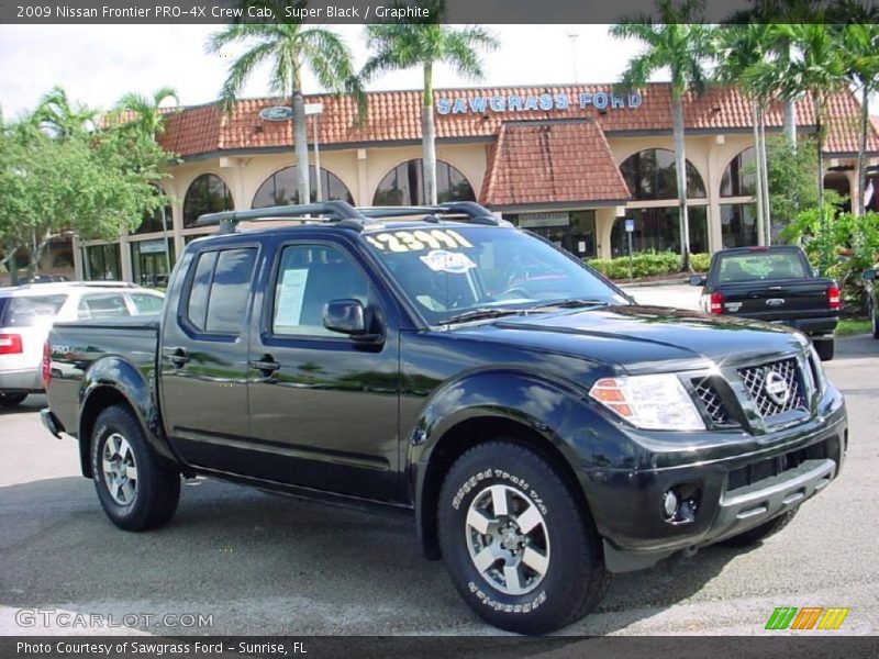 Super Black / Graphite 2009 Nissan Frontier PRO-4X Crew Cab