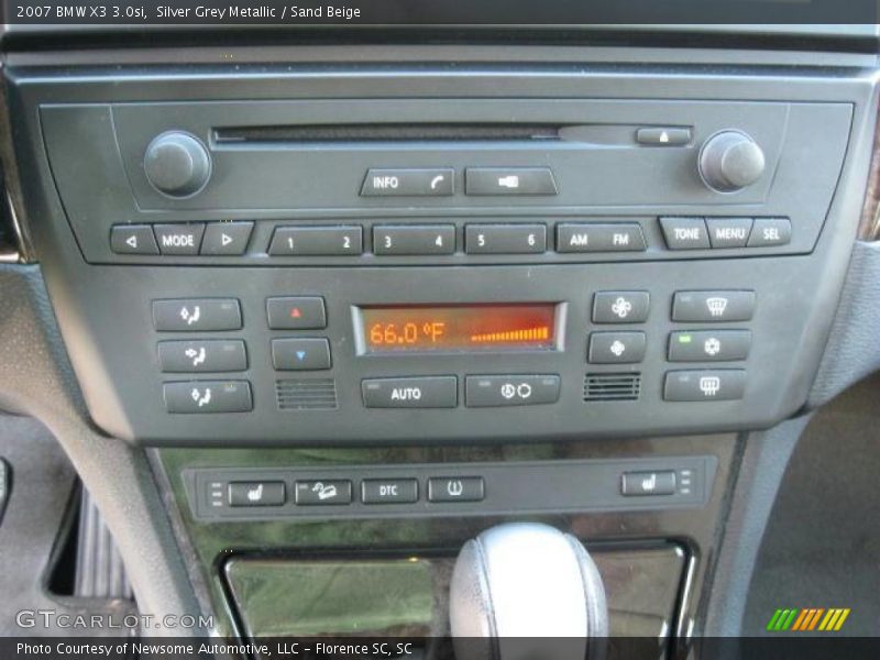 Silver Grey Metallic / Sand Beige 2007 BMW X3 3.0si