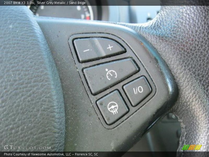 Silver Grey Metallic / Sand Beige 2007 BMW X3 3.0si