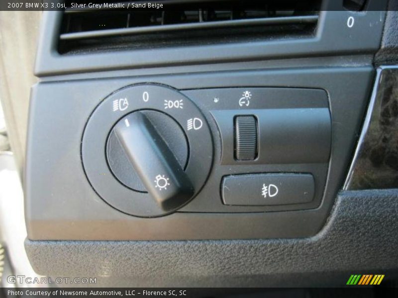 Silver Grey Metallic / Sand Beige 2007 BMW X3 3.0si
