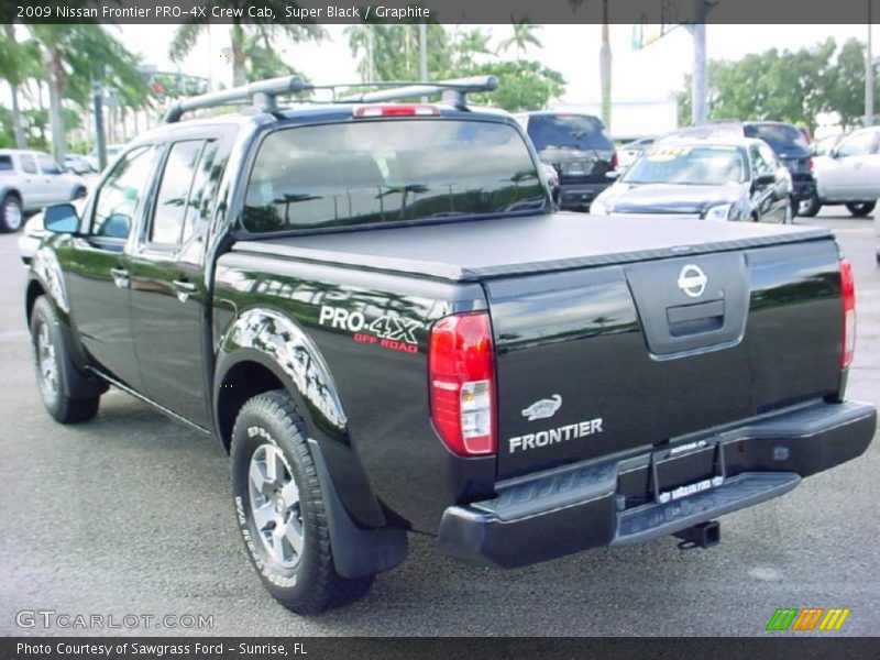 Super Black / Graphite 2009 Nissan Frontier PRO-4X Crew Cab