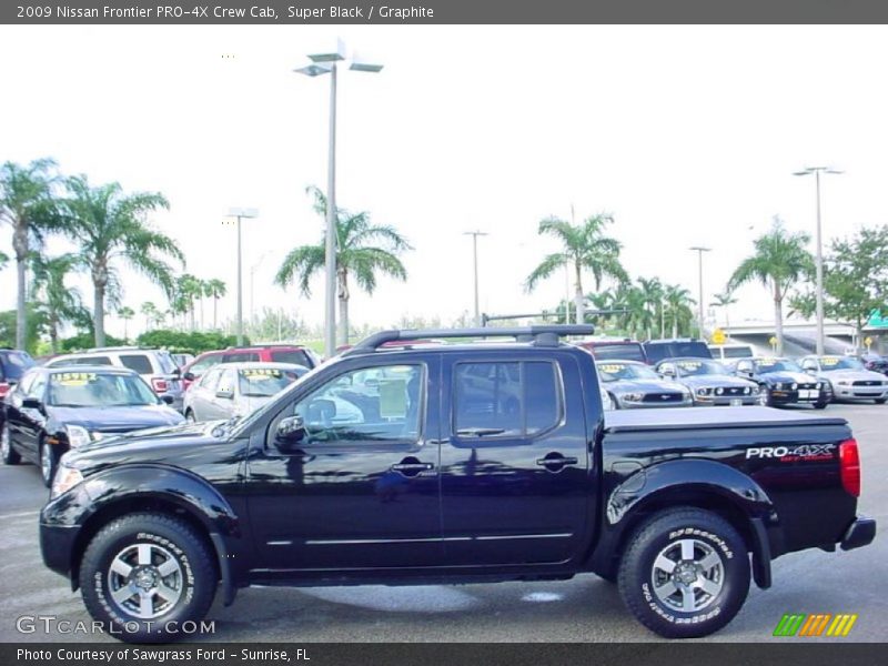Super Black / Graphite 2009 Nissan Frontier PRO-4X Crew Cab