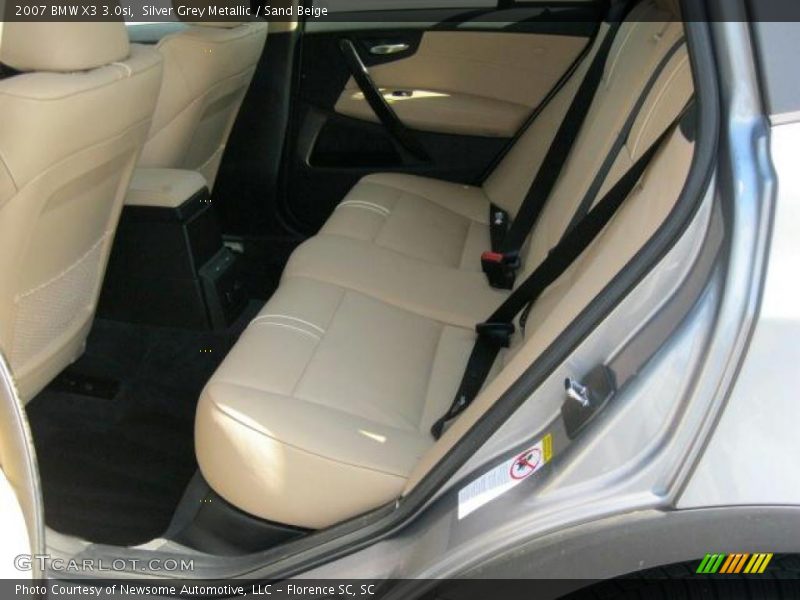 Silver Grey Metallic / Sand Beige 2007 BMW X3 3.0si