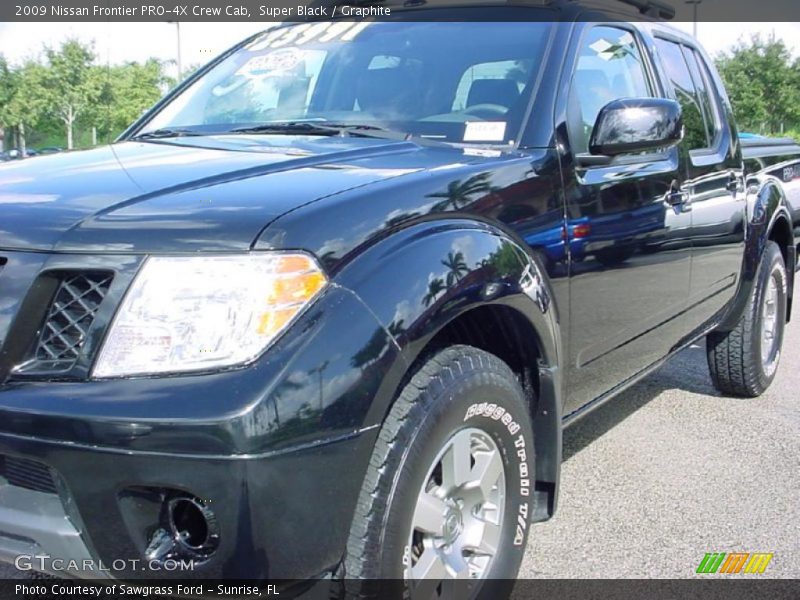 Super Black / Graphite 2009 Nissan Frontier PRO-4X Crew Cab