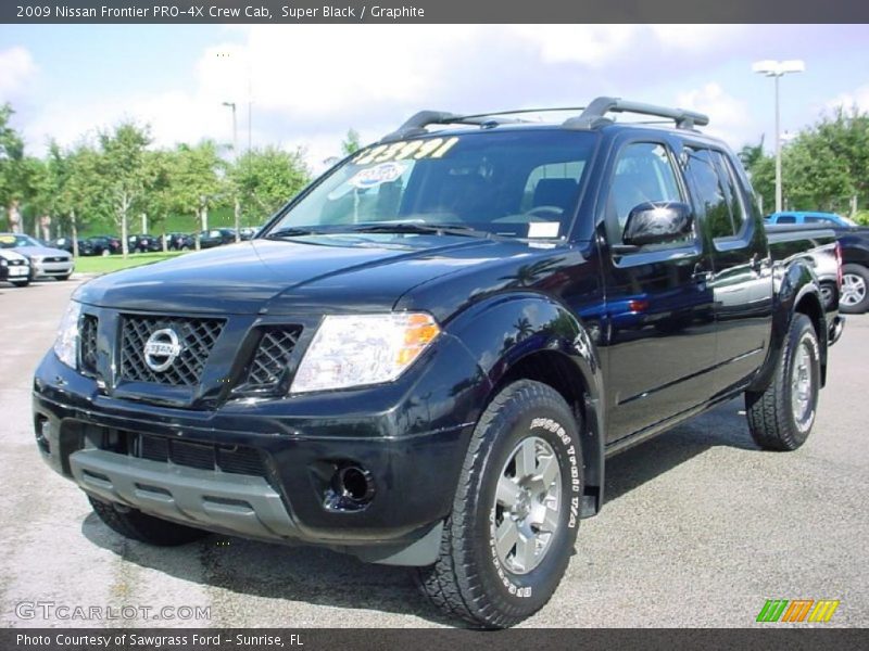 Super Black / Graphite 2009 Nissan Frontier PRO-4X Crew Cab