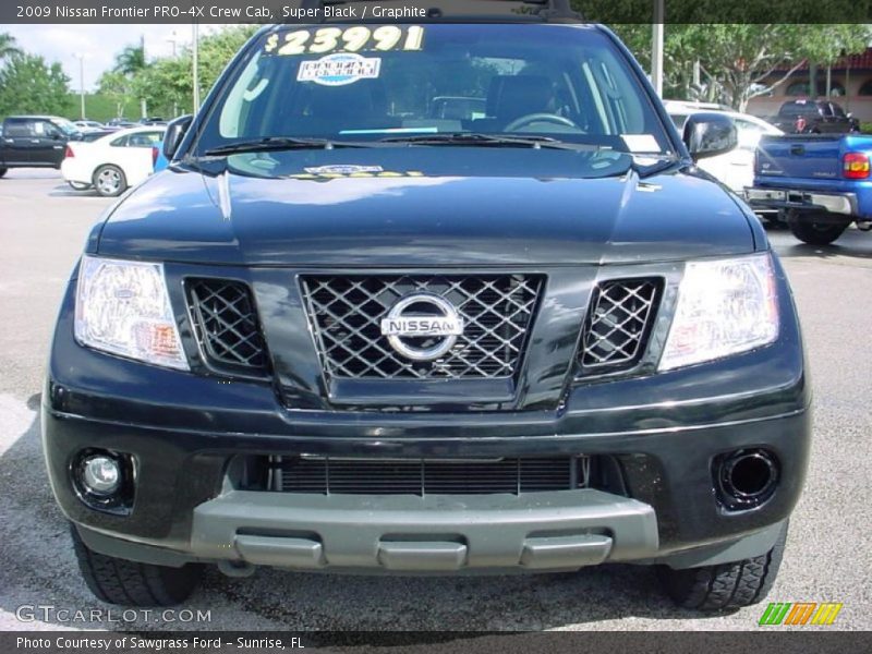 Super Black / Graphite 2009 Nissan Frontier PRO-4X Crew Cab