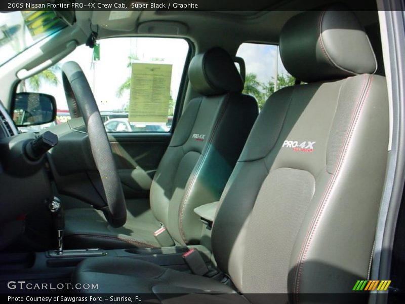 Super Black / Graphite 2009 Nissan Frontier PRO-4X Crew Cab