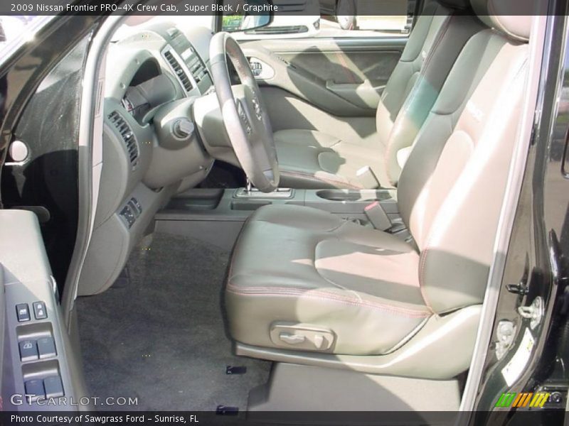 Super Black / Graphite 2009 Nissan Frontier PRO-4X Crew Cab