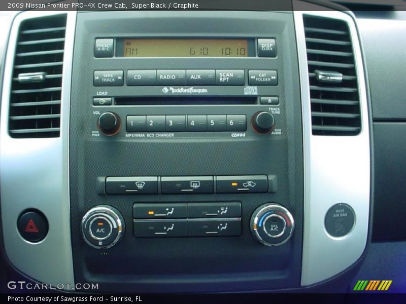 Super Black / Graphite 2009 Nissan Frontier PRO-4X Crew Cab