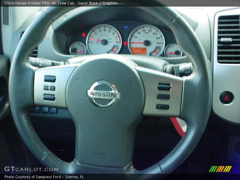 Super Black / Graphite 2009 Nissan Frontier PRO-4X Crew Cab