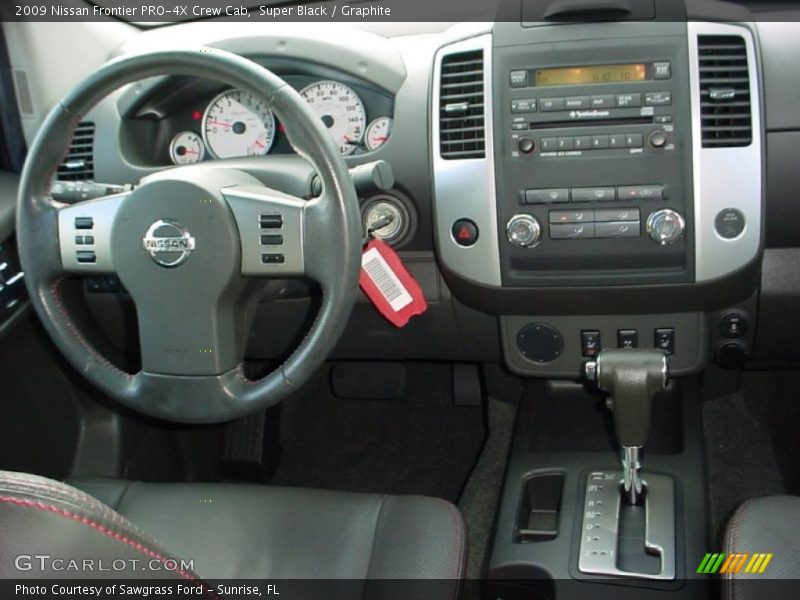 Super Black / Graphite 2009 Nissan Frontier PRO-4X Crew Cab