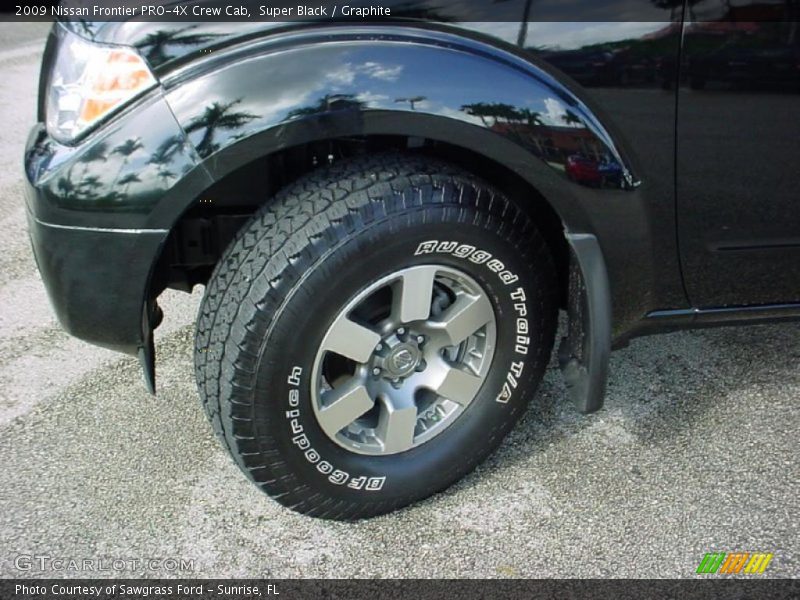 Super Black / Graphite 2009 Nissan Frontier PRO-4X Crew Cab