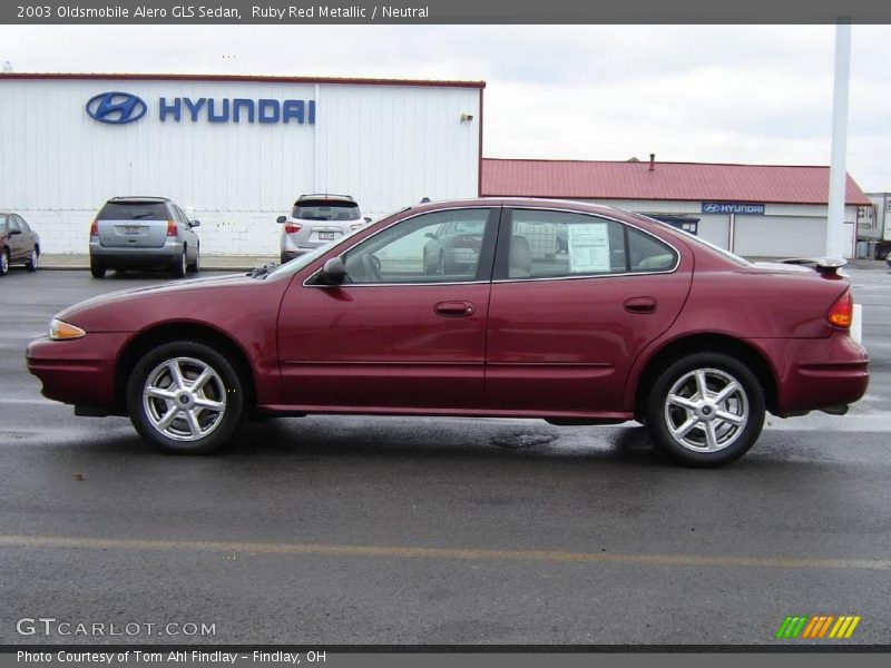 Ruby Red Metallic / Neutral 2003 Oldsmobile Alero GLS Sedan