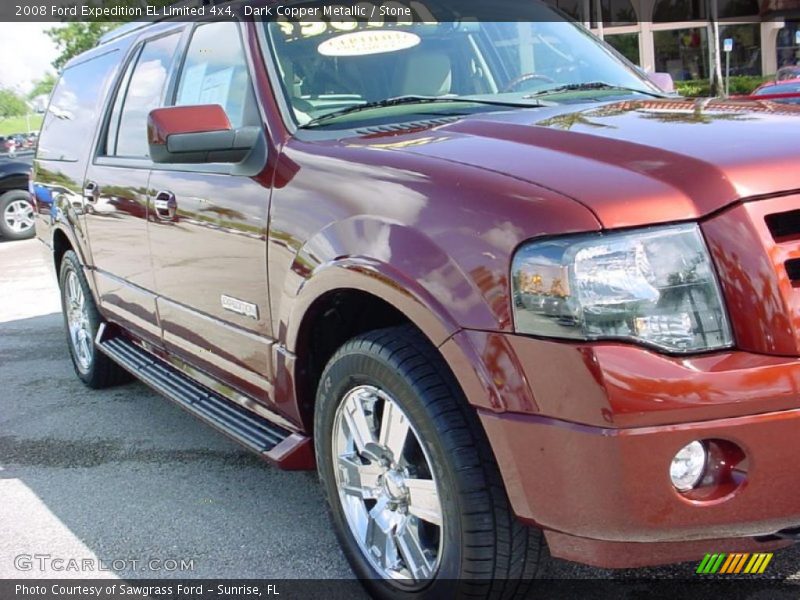 Dark Copper Metallic / Stone 2008 Ford Expedition EL Limited 4x4