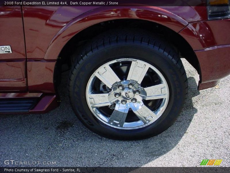 Dark Copper Metallic / Stone 2008 Ford Expedition EL Limited 4x4