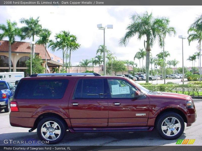 Dark Copper Metallic / Stone 2008 Ford Expedition EL Limited 4x4