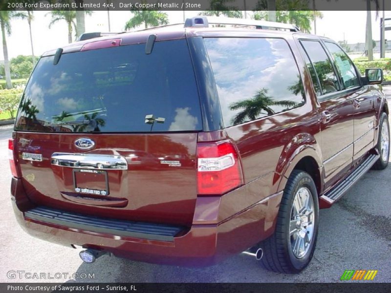 Dark Copper Metallic / Stone 2008 Ford Expedition EL Limited 4x4