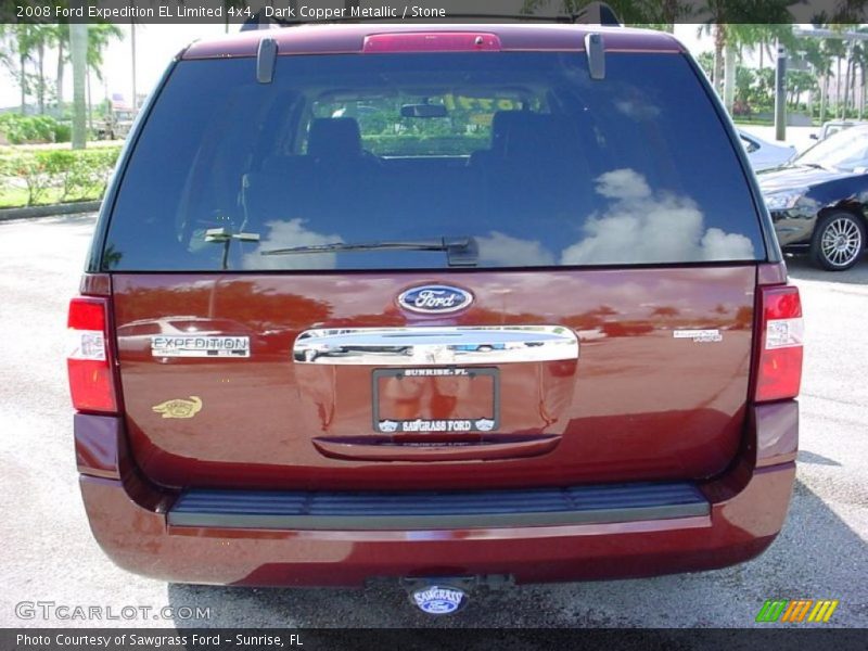 Dark Copper Metallic / Stone 2008 Ford Expedition EL Limited 4x4