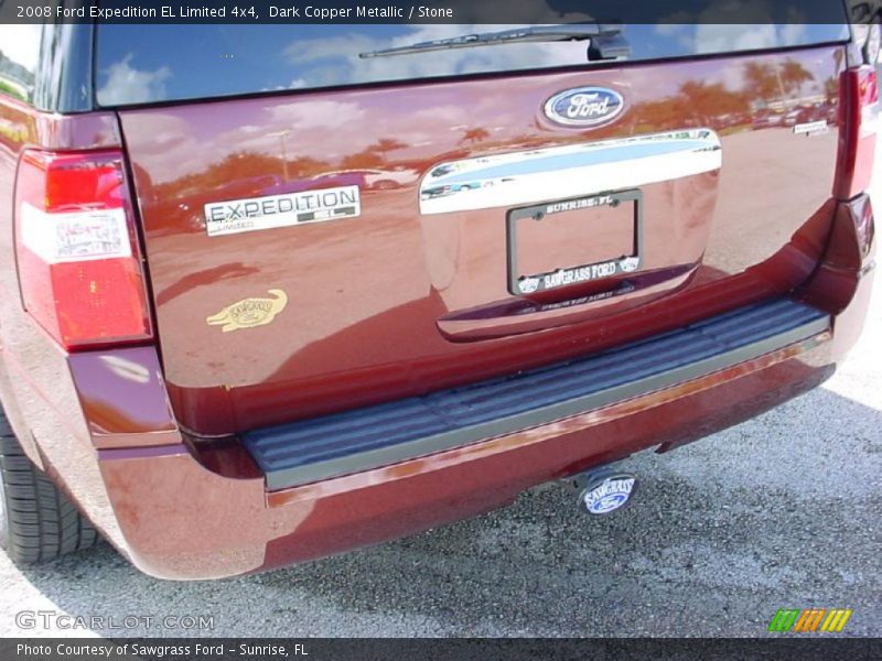 Dark Copper Metallic / Stone 2008 Ford Expedition EL Limited 4x4