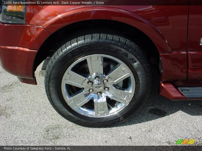 Dark Copper Metallic / Stone 2008 Ford Expedition EL Limited 4x4