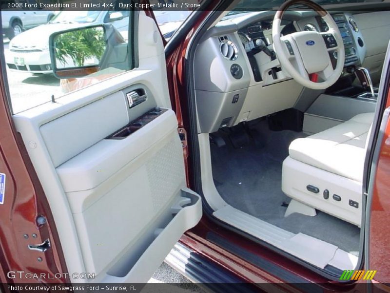 Dark Copper Metallic / Stone 2008 Ford Expedition EL Limited 4x4