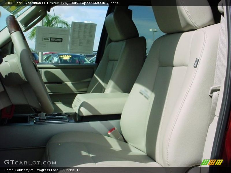 Dark Copper Metallic / Stone 2008 Ford Expedition EL Limited 4x4