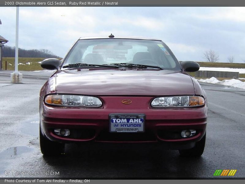 Ruby Red Metallic / Neutral 2003 Oldsmobile Alero GLS Sedan