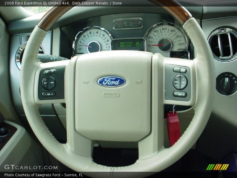  2008 Expedition EL Limited 4x4 Steering Wheel