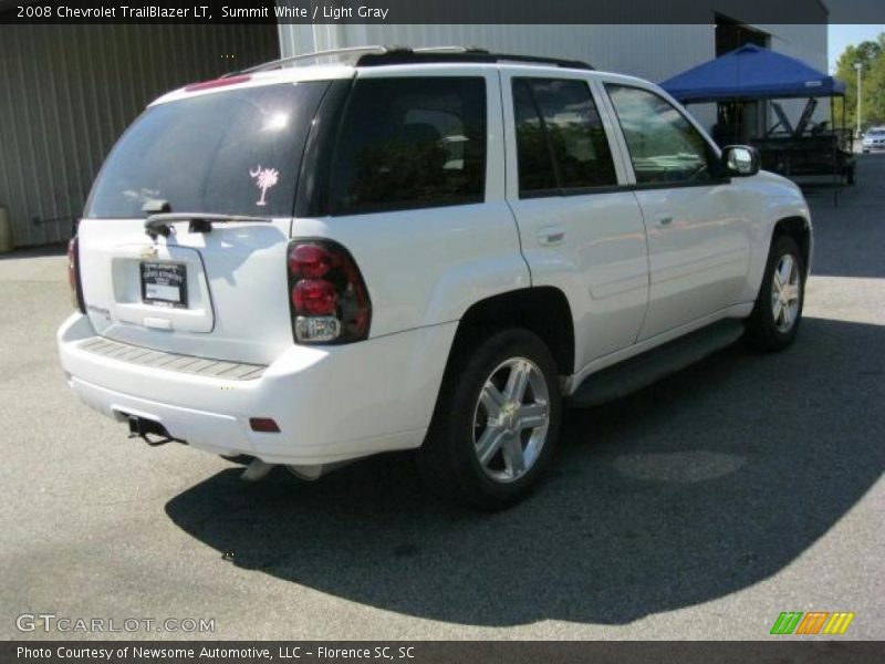 Summit White / Light Gray 2008 Chevrolet TrailBlazer LT