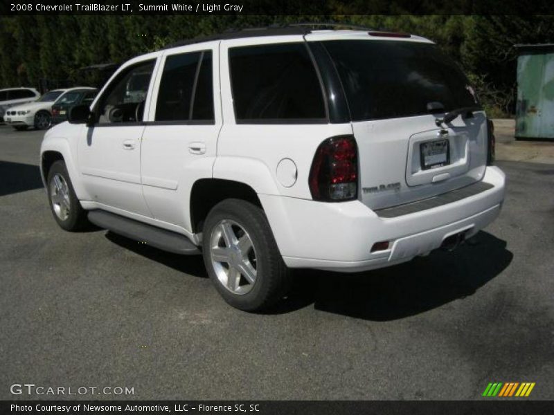 Summit White / Light Gray 2008 Chevrolet TrailBlazer LT