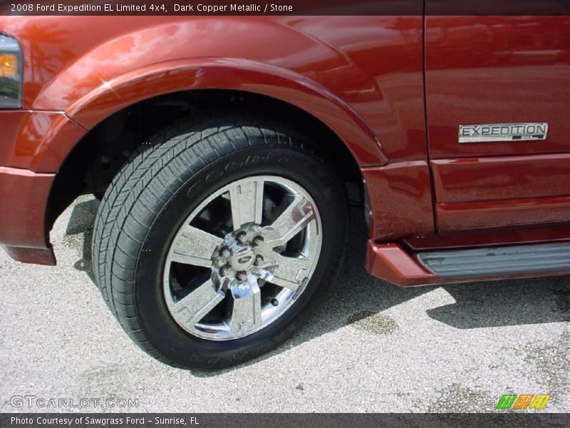 Dark Copper Metallic / Stone 2008 Ford Expedition EL Limited 4x4